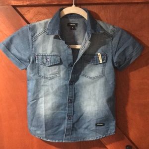 Boys Diesel denim shirt